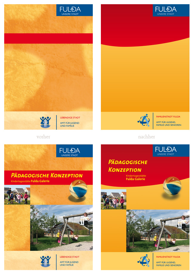 Stärken Sozialer Netze, Jugendamt, Fulda, Stadt, Magistrat, Amt für Jugend und Familie, Senioren, Lebendige Stadt, Logo, Corporate Design