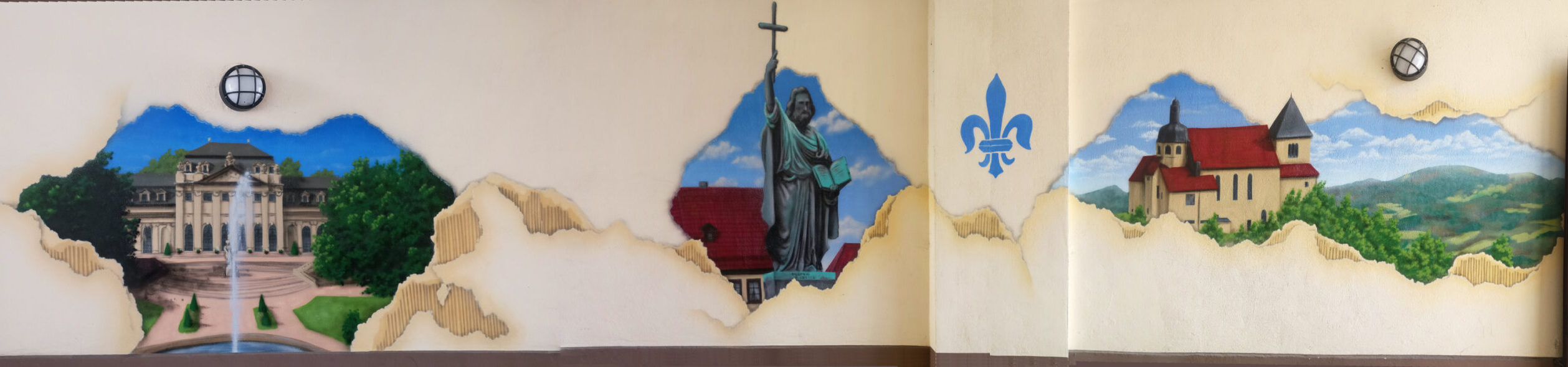 Graffiti, Fulda, Ingmar Süß. Wandgestaltung, Spraydose, Fassadengestaltung, Passage, Hotel Ritter, Vinum, Sehenswürdigkeiten, Kunst, Design, Illustration, Art, Tourismus, Schlossgarten, Dom, Orangerie, Rathaus, Schloss, Bonifatius