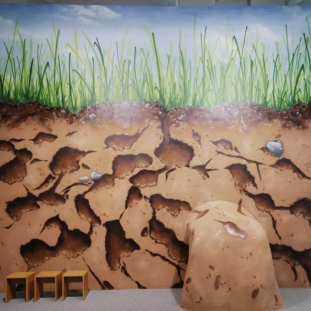 ausstellung, museum, kaf, kinderakademie, fulda, mitmachmuseum, interaktiv, illustration, wandgestaltung, design, kunst, sprühen, ingmar süß. kinder, experimenta, kindermuseum