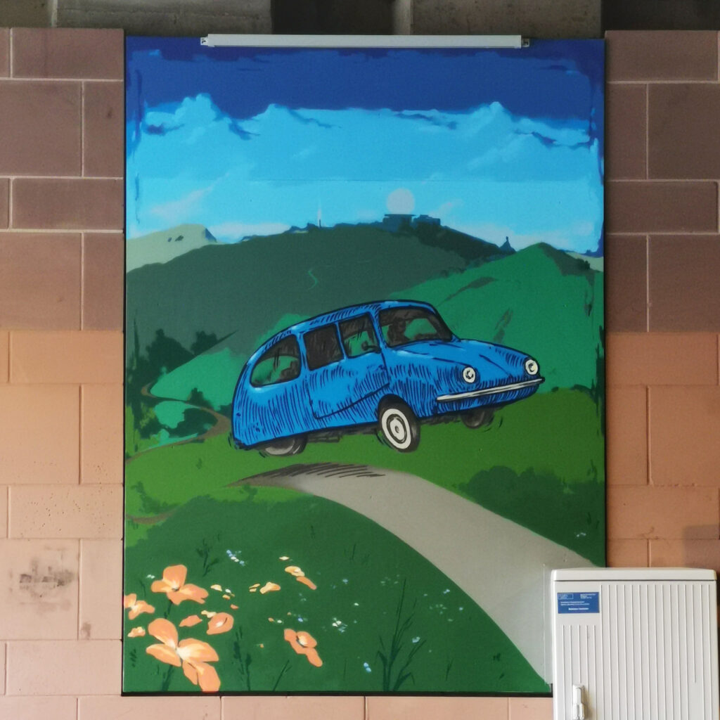 illustration, fulda, wandgestaltung, graffiti, sprayen, kunst, spraydose, sprühen, ingmar süß, karsten siebert, kaeone, magdeburger straße, rhön, dom, fuldamobil, basalt, birkhuhn, 0661, nullsechssechseins, kapitell, bahn, ice, re, dampflok, writing, mural art, franz erhard walter, lilie, sternenstadt, lichtverschmutzung, sternbild