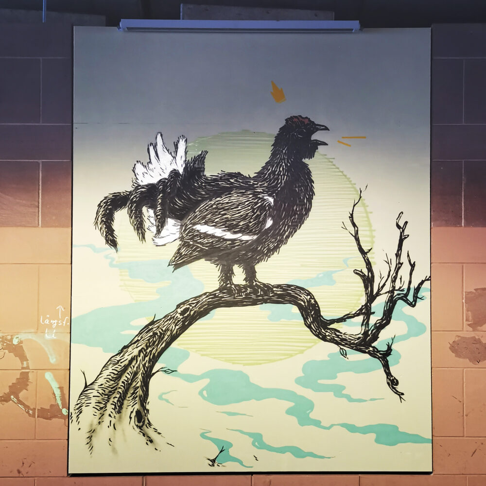 illustration, fulda, wandgestaltung, graffiti, sprayen, kunst, spraydose, sprühen, ingmar süß, karsten siebert, kaeone, magdeburger straße, rhön, dom, fuldamobil, basalt, birkhuhn, 0661, nullsechssechseins, kapitell, bahn, ice, re, dampflok, writing, mural art, franz erhard walter, lilie, sternenstadt, lichtverschmutzung, sternbild