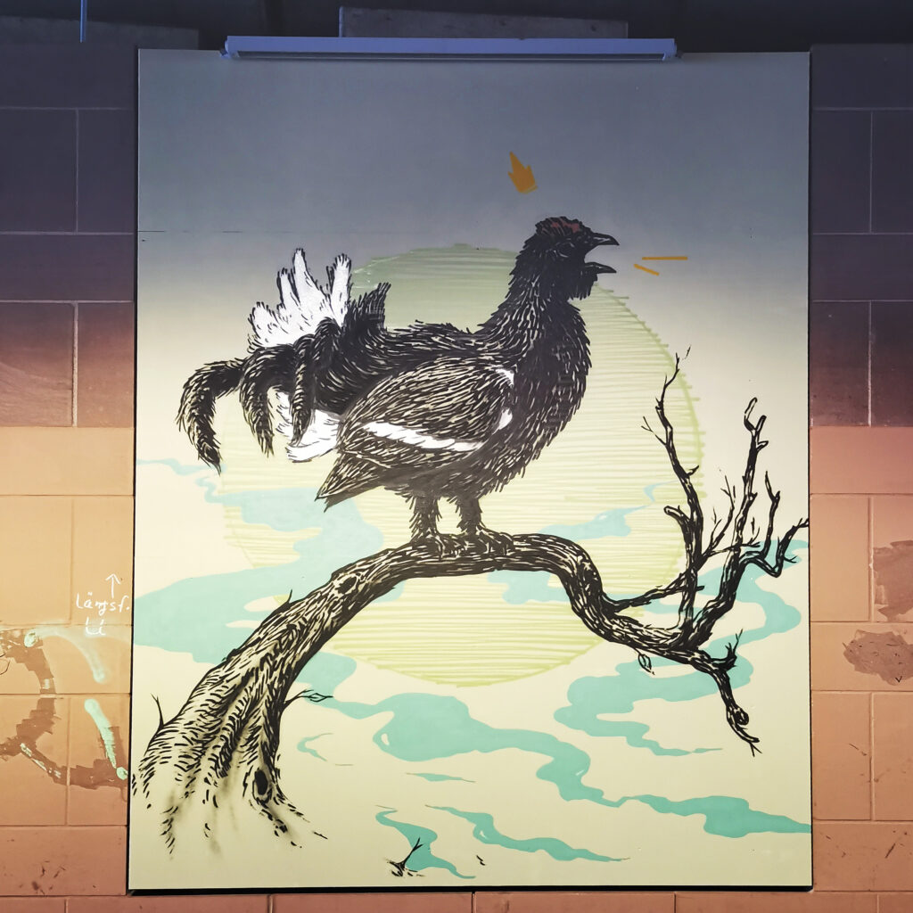 illustration, fulda, wandgestaltung, graffiti, sprayen, kunst, spraydose, sprühen, ingmar süß, karsten siebert, kaeone, magdeburger straße, rhön, dom, fuldamobil, basalt, birkhuhn, 0661, nullsechssechseins, kapitell, bahn, ice, re, dampflok, writing, mural art, franz erhard walter, lilie, sternenstadt, lichtverschmutzung, sternbild